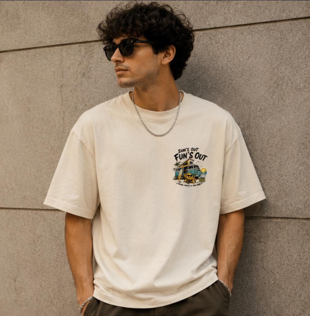 THREAD men's oversized printed t-shirt style 02, view 1 of 4