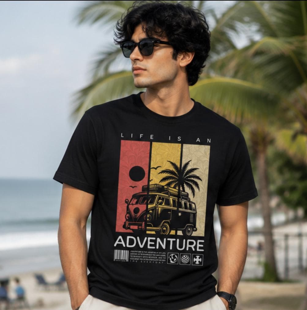 THREAD men's regular printed t-shirt style 02, view 1 of 4